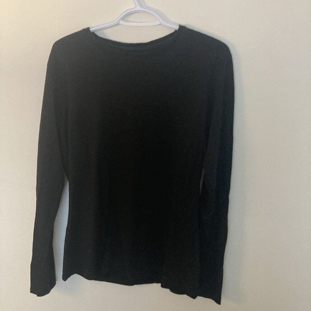 Segments 100% Merino Wool Women’s Shirt Black Size M
